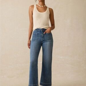 Faherty Stretch Terry Patch Pocket Ankle Pant - Riverton Wash 27